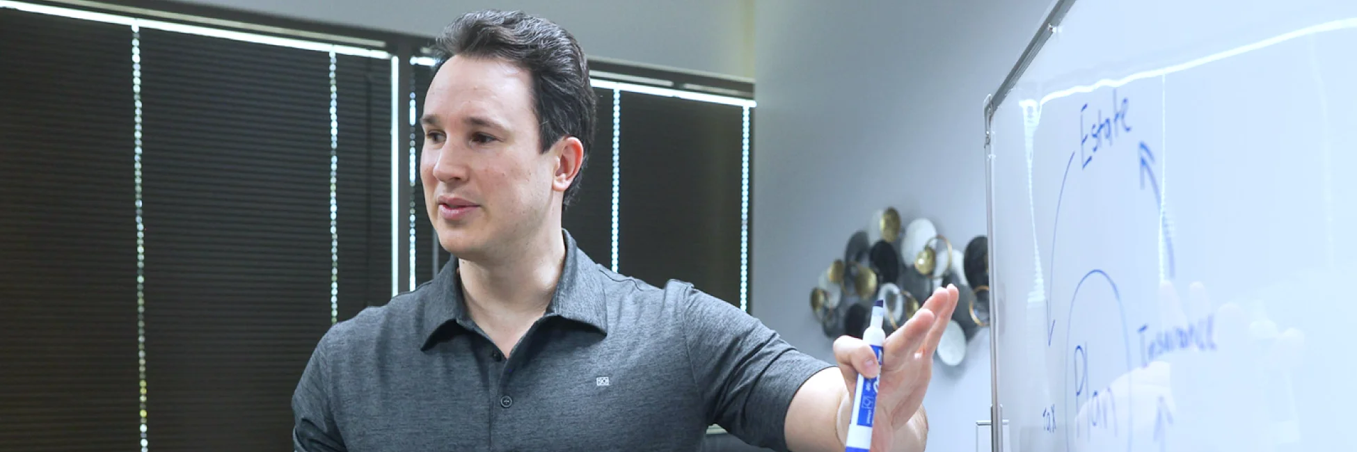 Advisor reviewing custom ETF and stock portfolio allocations